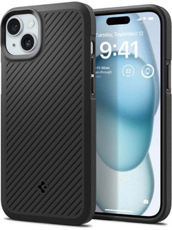 Spigen Core Armor Back Cover Matte Black (iPhone 15 Plus)