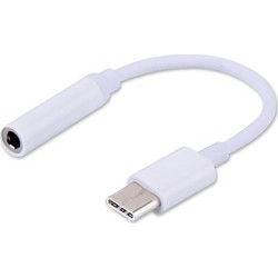 Savio AK-35 Μετατροπέας USB-C male σε 3.5mm female Λευκό
