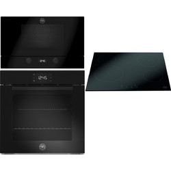 Bertazzoni F60 11 MOD P L GNE/23 + P60 4CER MOD NE + F38 3 MOD MW S GNE Σετ Φούρνος/Εστία/Φούρνος Μικροκυμάτων