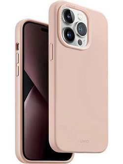 Uniq Lino Hue Magclick Back Cover Pink (iPhone 14 Pro Max)