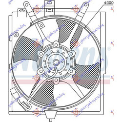 ΒΕΝΤΙΛ. ΨΥΓ. ΚΟΜ. (+A/C) 1.6-1.8-2.0 Ben Volvo S40 00-04 - 056306440