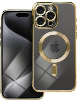 Θήκη κινητού Forcell Electro Mag Cover Compatible with MagSafe for iPhone 15 Pro Gold
