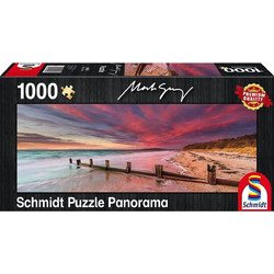 Puzzle Schmidt Grey Pano Παραλία Βικτώρια Αυστραλία 1000 Κομμάτια