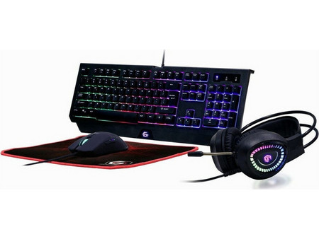 Gembird Phantom Gaming Πληκτρολόγιο RGB Black