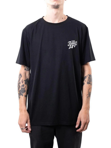 FALLEN M 20 YEARS TEE - FMP1RE20-BLK/WHT BLACK