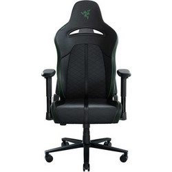 Razer Enki X Καρέκλα Gaming Δερματίνης με Ρυθμιζόμενα Μπράτσα Mαύρη Πράσινη RZ38-03880100-R3G1