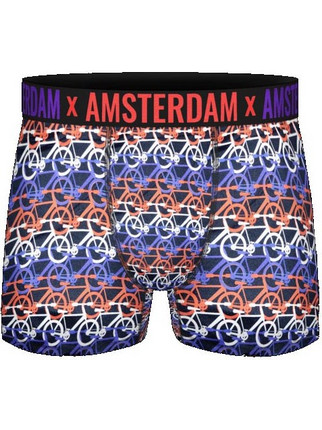 Ανδρικό boxer Βαμβακερό σε σχέδιο Ποδήλατα, AMS-016 - Holland Underwear