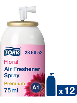 Άρωμα Χώρου Σε Σπρέι 75ml 3000 Ψεκασμοί Tork Floral 236052