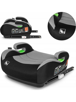 Lionelo Luuk Fix Κάθισμα Αυτοκινήτου i-Size 22-36kg ISOfix Grey