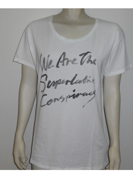 ...γυναικείο t-shirt Aqua Script λευκό 131we-00249