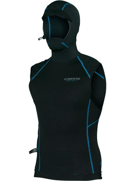 C-Skins Hot-Wired Vest Black/Blue Μπλούζα Κατάδυσης Neoprene για Αυτόνομη Κατάδυση 0.5mm