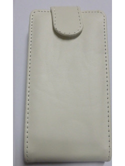 Sony Xperia E1 / E1 Dual - Δερμάτινη Θήκη Flip Λευκό (ΟΕΜ)