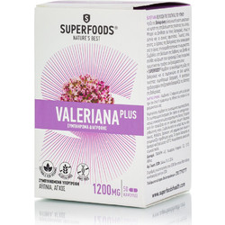 Superfoods Valeriana Plus 1200mg 50 Κάψουλες