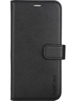 RadiCover - Radiation Protection Wallet Vegan Leather iPhone 14 PRO Flipcover Black