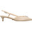 Guess Jesson Γόβες Slingback Δερμάτινες με Λεπτό Χαμηλό Τακούνι Μπεζ FLPJESLEA05
