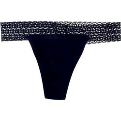 Platanomelon Kiwitas Lace Thong Black Εξαιρετικά Απορροφητικό Εσώρουχο Περιόδου Τάνγκα, 1τεμ