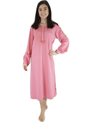 Amelie Νυχτικό Χειμωνιάτικο 11830 Pink