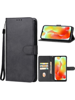 For OUKITEL C33 Leather Phone Case(Black)