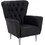 HomeMarkt Μπερζέρα Μαύρη HM9217.01
