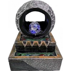 Διακοσμητικό Συντριβάνι Feng Shui με LED Φωτισμό 21x15x27cm DX1942