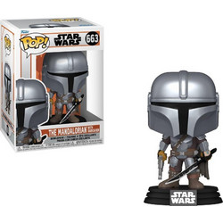 Funko Pop! Star Wars 663 The Mandalorian With Darksaber