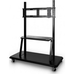 ViewSonic VB-STND-001-2C Βάση Τηλεόρασης Δαπέδου Τροχήλατη 55"-98" έως 150kg