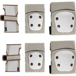 Σετ Επιγονατίδες - Επιαγκωνίδες 0-25kg Kikka boo Beige 31006080003