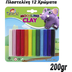 Kid Art Πλαστελίνη 12τμχ