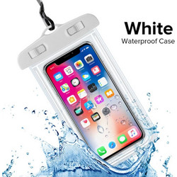 Αδιάβροχη Θήκη Smartphone για Οθόνες 4.7"-6.5" LW-021 Λευκή