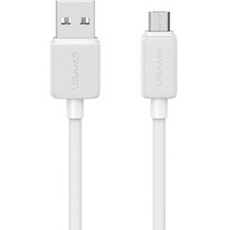 USAMS καλώδιο micro USB σε USB US-SJ690, 10W, 480Mbps, 1m, λευκό