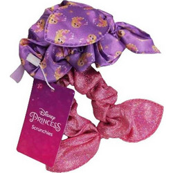 Disney Rapunzel Purple And Pink Scrunchies - Σετ με Υφασμάτινα Λαστιχάκια για τα Μαλλιά 2τμχ
