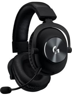 Logitech G Pro X Hero Ασύρματο Gaming Headset Over Ear Black