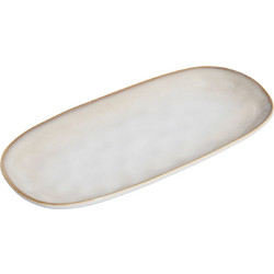 Estia 07-24321 Vignette Πιατελα Οβαλ Stoneware 31cm, Ivory