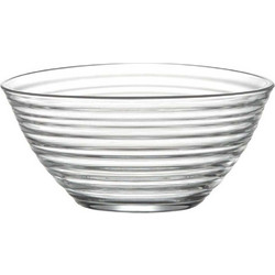 Μπωλ Σερβιρίσματος Derin LVDRN298219Z Φ21,9cm Clear Lav Γυαλί