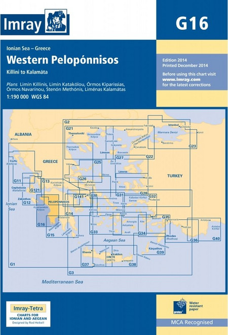 ΝΑΥΤΙΚΟΙ ΧΑΡΤΕΣ IMRAY ΤΕΜΑΧΙΟ Βάρος 0,14kg 01893-09