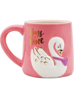 RAVENNA Κεραμική Κούπα 3D Swan 420ml