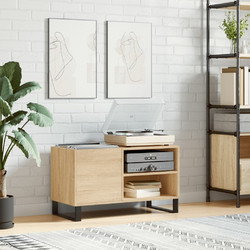 vidaXL Δισκοθήκη Sonoma Δρυς 85 x 38 x 48 εκ. από Επεξεργασμένο Ξύλο 831711