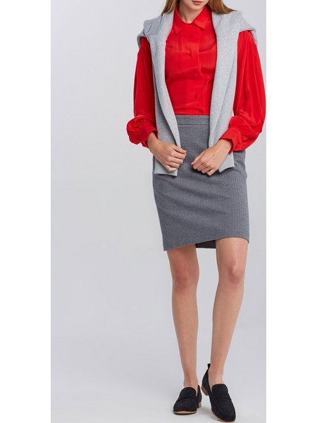 Gant 4400042 Υφασμάτινη Μίνι Φούστα Grey