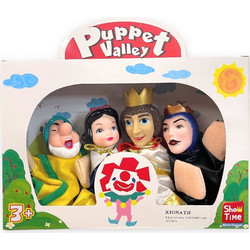 PUPPET VALLEY ΣΕΤ 4 ΜΑΡΙΟΝΕΤΕΣ ΚΟΥΚΛΟΘΕΑΤΡΟΥ ΧΙΟΝΑΤΗ 7293M 0.81.044