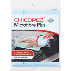 Πανί μικροϊνών 1/4 Fold 34x40cm 5 τεμάχια Μπλε CHICOPEE Microfibre Plus 74721