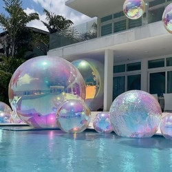 Φουσκωτή μπάλα καθρέφτης Mirror Ball Ιριδίζουσα