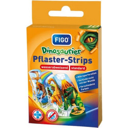 Figo Dinosaurs Παιδικά Αδιάβροχα Αυτοκόλλητα Επιθέματα 10τμχ