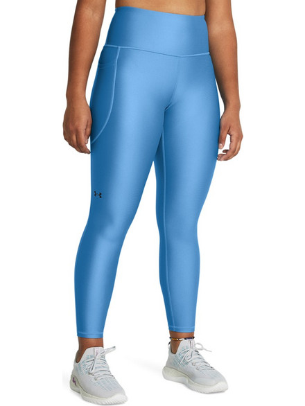 Under Armour HeatGear Γυναικείο Κολάν Μακρύ Ψηλόμεσο Βαμβακερό Γαλάζιο 1365335-444