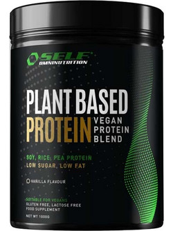Self Omninutrition Plant Based Vanilla Φυτική Πρωτεΐνη Γράμμωσης Χωρίς Λακτόζη & Γλουτένη 1kg