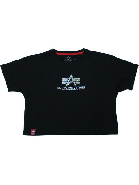 Alpha Industries Γυναικεία κοντομάνικη μπλούζα Basic T COS Hol. Print 601