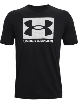 Under Armour UA ABC Camo Boxed Logo SS Ανδρικό Αθλητικό T-Shirt Μαύρο 1361673-001