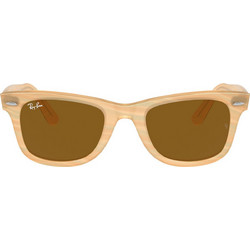Ray-Ban RB2140 140833 Γυναικεία Γυαλιά Ηλίου Τετράγωνα Κοκάλινα Ροζ με Καφέ Polarized Φακό