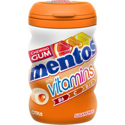 Τσίχλες Mentos Pure Fresh Citrus Vitamins 18γρ (6119)