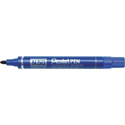Pentel N50 Permament Marker Blue (N50CE) (PENN50CE)