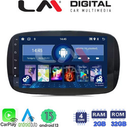 LM Digital ZN4029 Ηχοσύστημα Αυτοκινήτου με Οθόνη Αφής USB Bluetooth & GPS